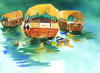 "Sampans" framed 20"x16"  $245 - giclee' prints available