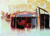 "Tai O Wharf" framed 20"x16"  $245