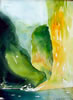 "Towering Cliffs"  framed 16" x 20" - $245