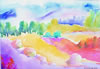 "Park View," framed 30" x 22",  $315