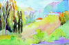 "Tierrasanta Morning," framed 30" x 22",  $315